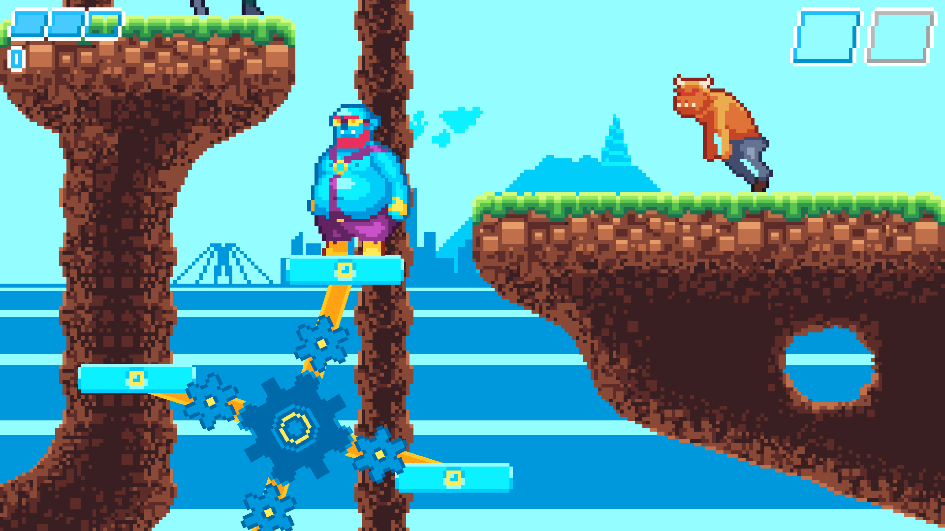 Ulton's Quest, um jogo de Plataforma e Aventura 2D retrô em pixel art.